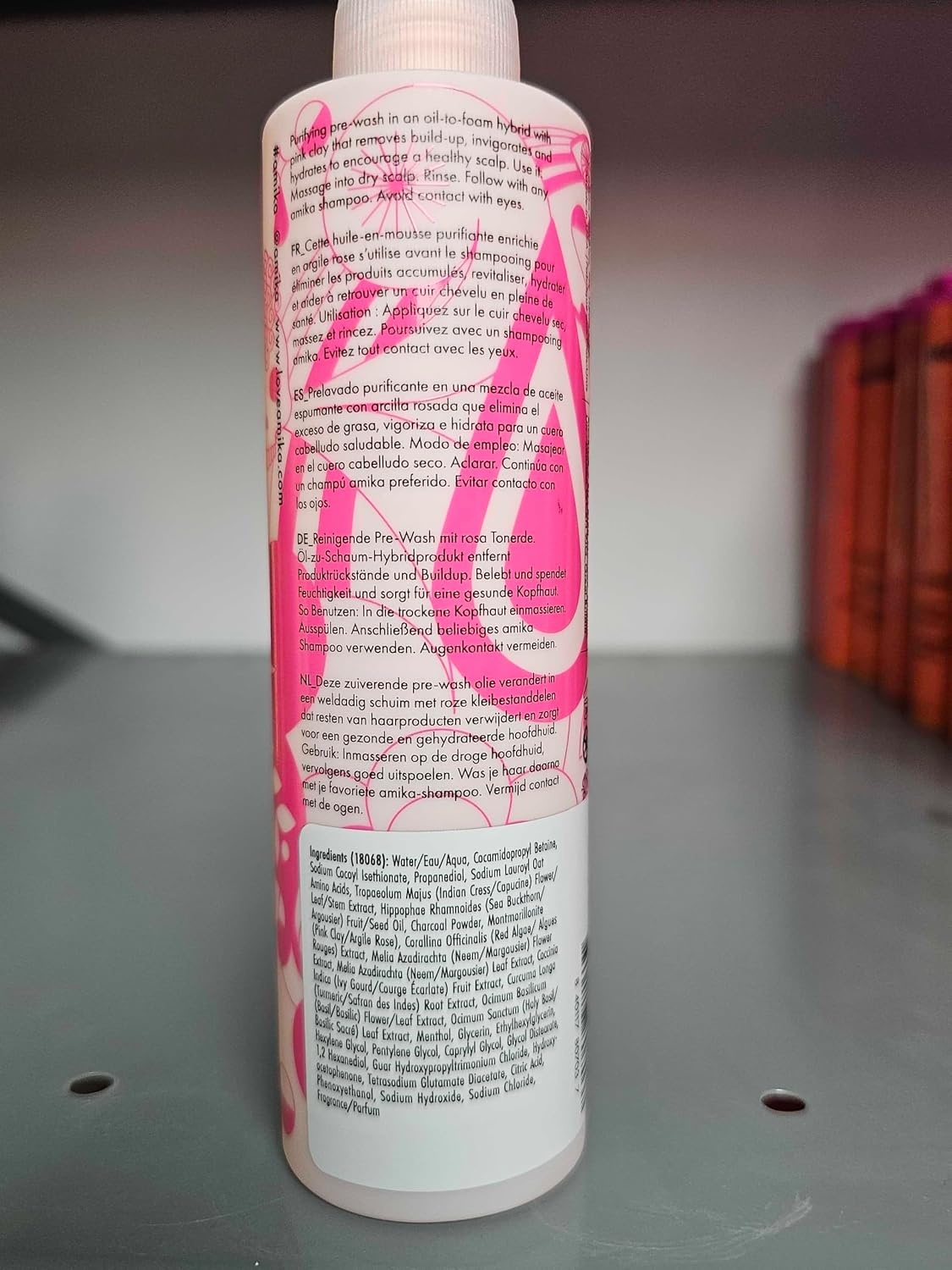 image:imageAmika Reset Pink Charcoal Scalp Cleansing Oil Unisex 67 oz Pack of 1