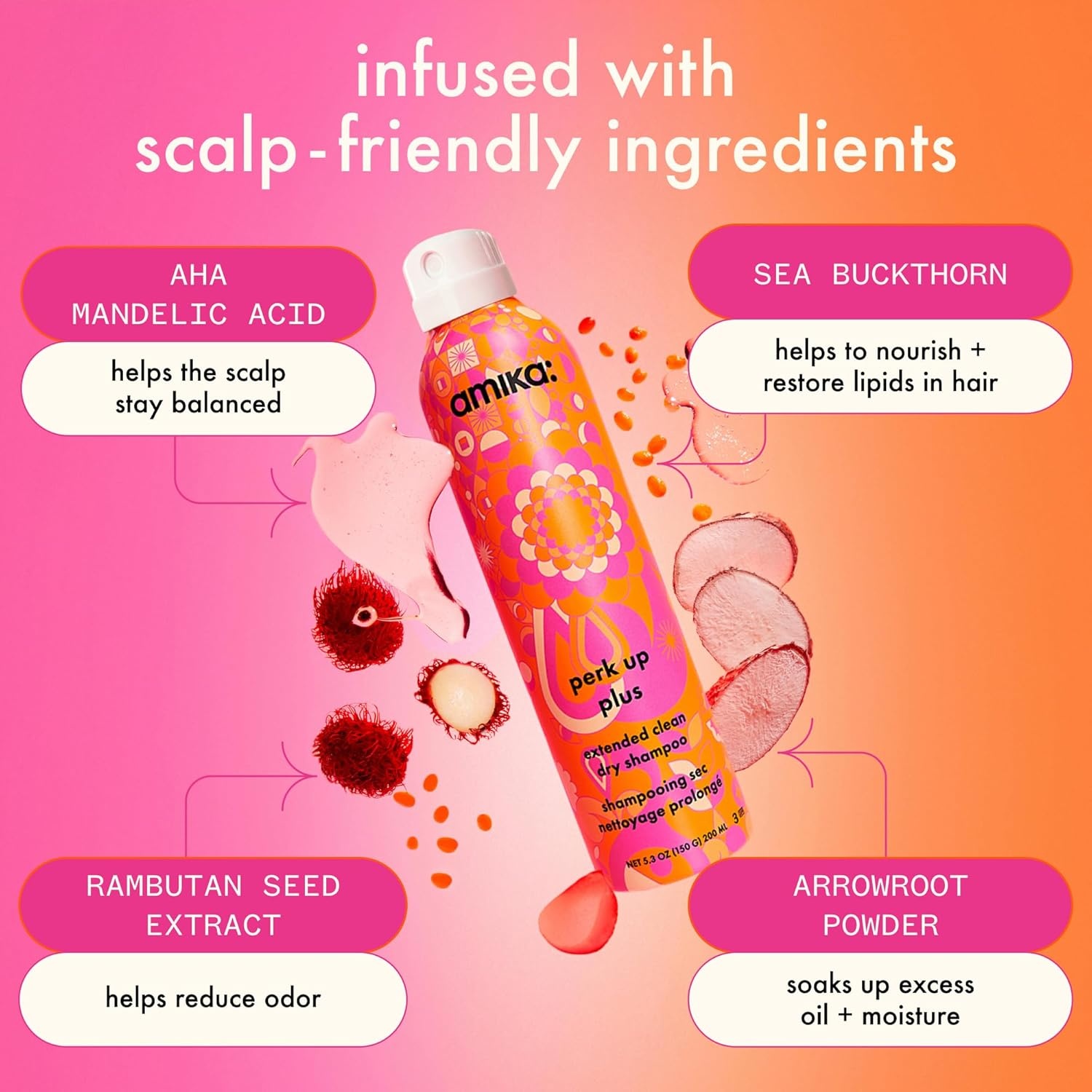 image:imageAmika perk up plus extended clean dry shampoo95 Ounce Pack of 1
