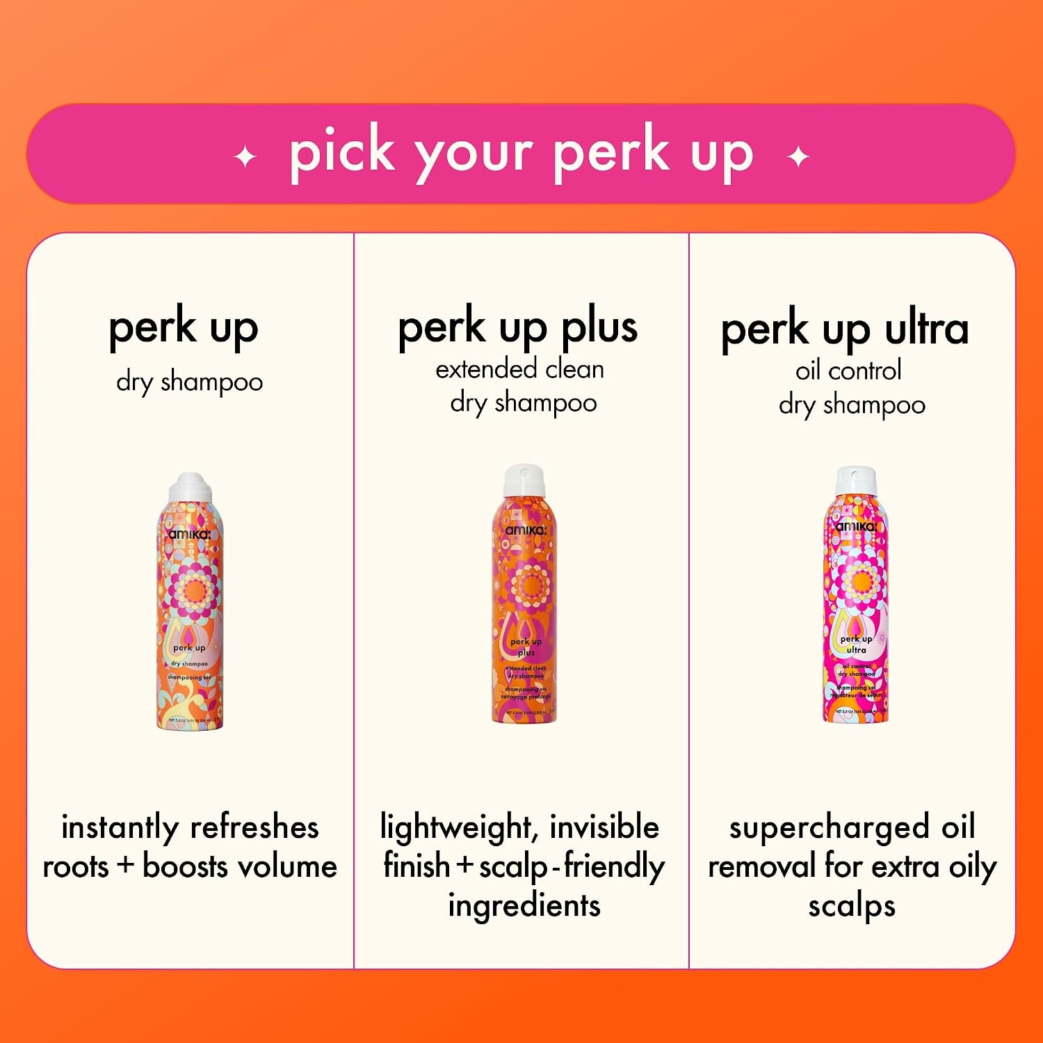 image:imageAmika perk up plus extended clean dry shampoo95 Ounce Pack of 1