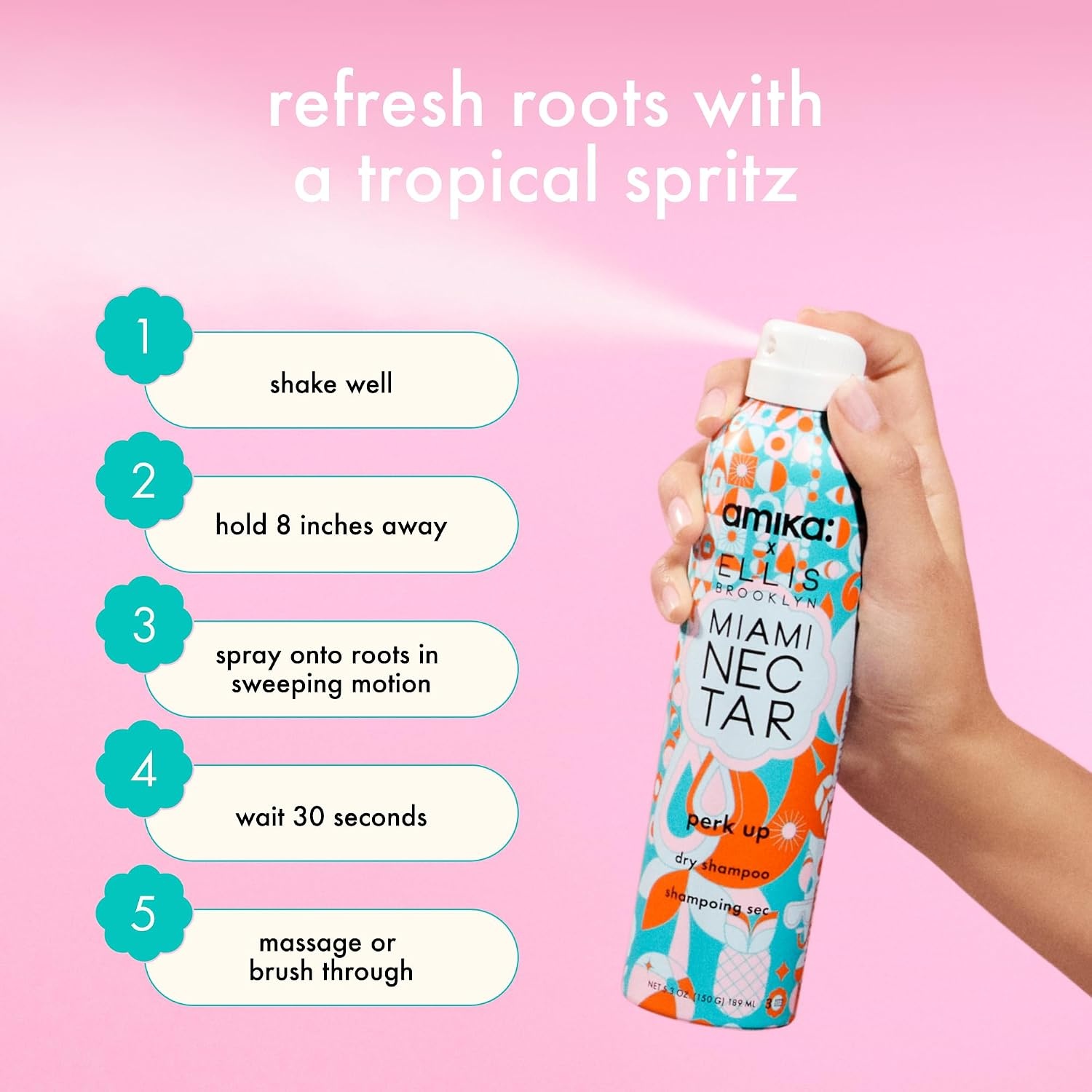 image:imageAmika perk up talcfree dry shampoomiami nectar
