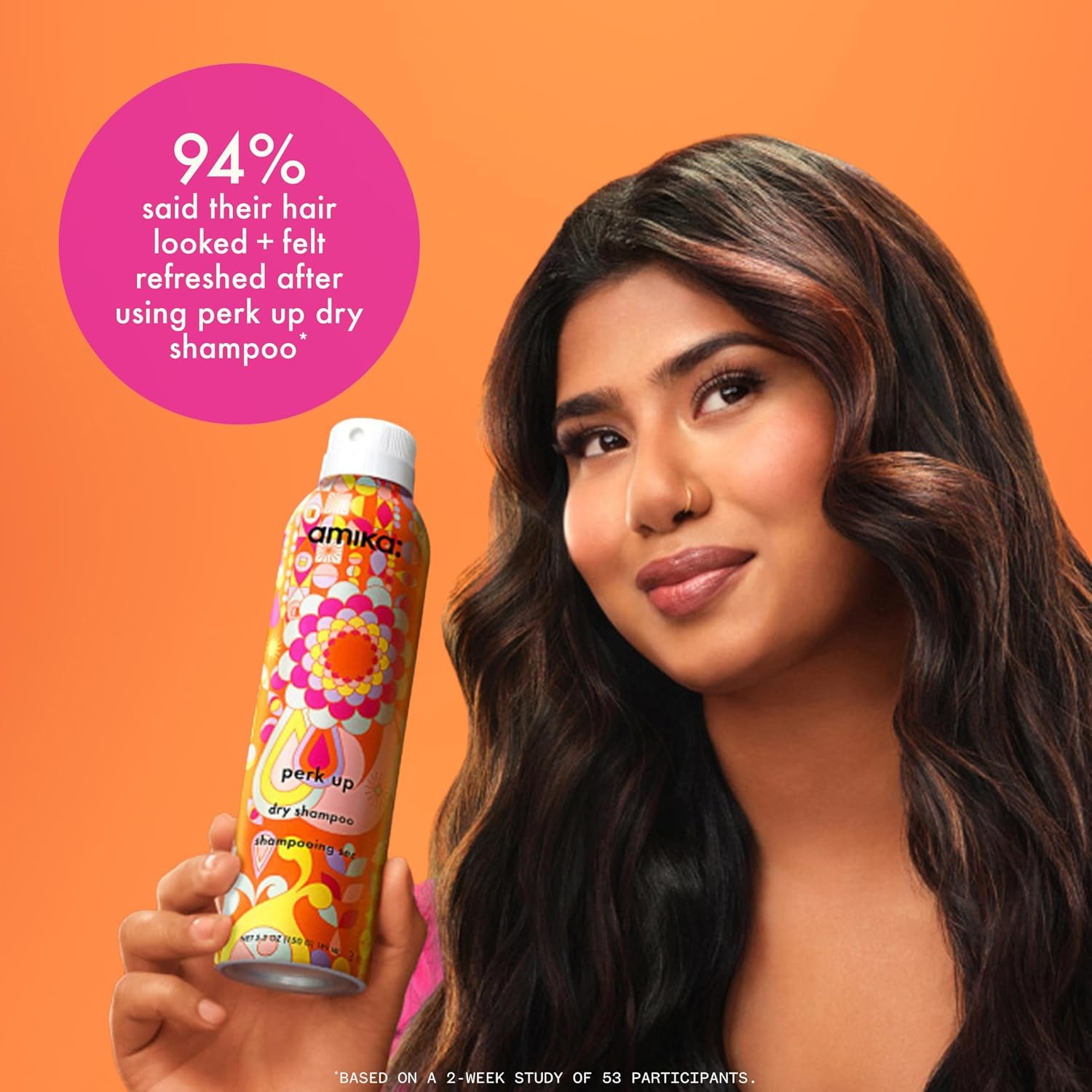 image:imageAmika perk up talcfree dry shampoopink grapefruit juicy apricot warm vanilla