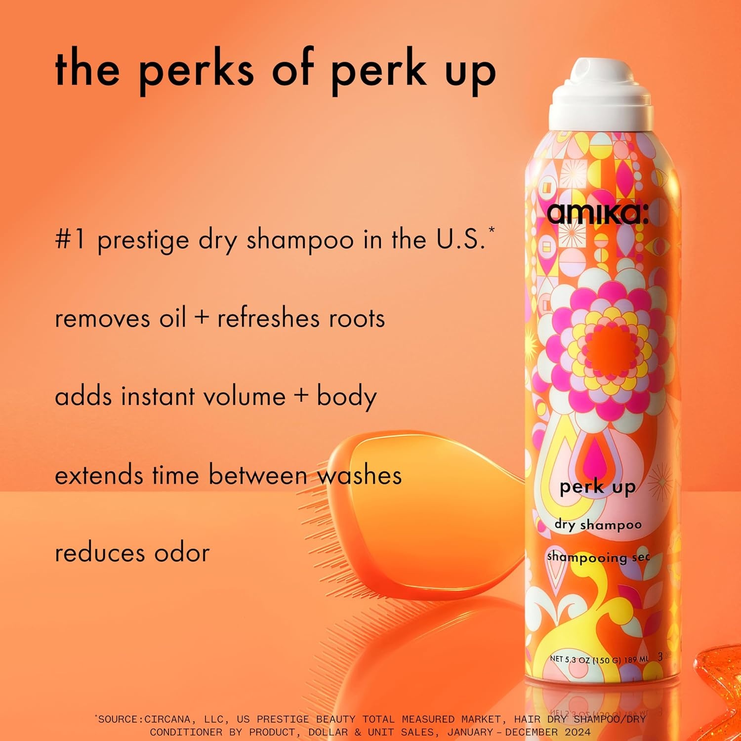 image:imageAmika perk up talcfree dry shampoopink grapefruit juicy apricot warm vanilla