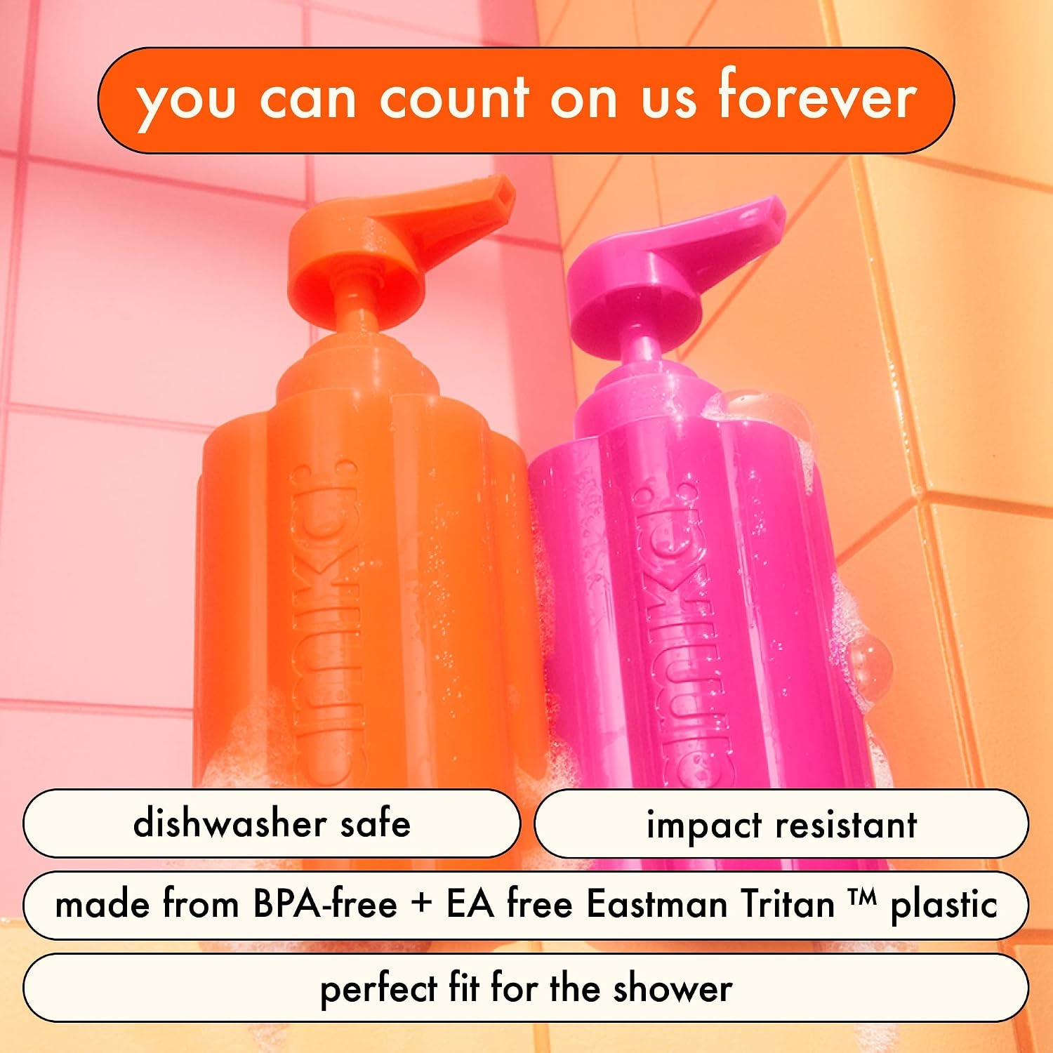 image:imageamika Forever Friend Tritan Refillable Bottlerefillable conditioner bottle