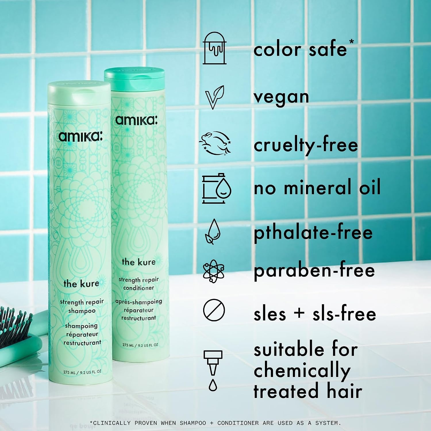 image:imageamika Mane menders Strength Repair Wash Care Set