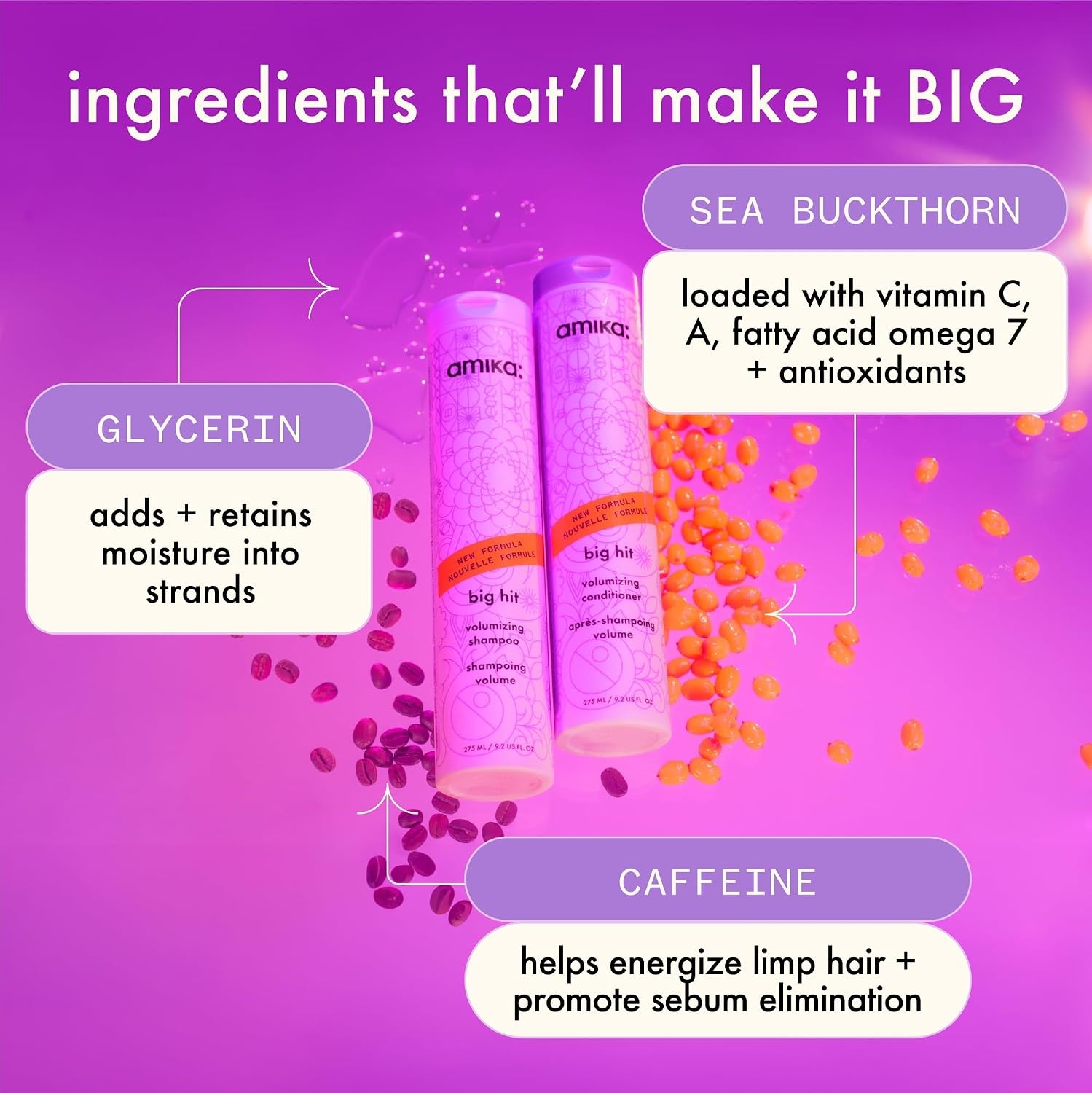 image:imageamika big hit volumizing conditioner338 Fl Oz Pack of 1