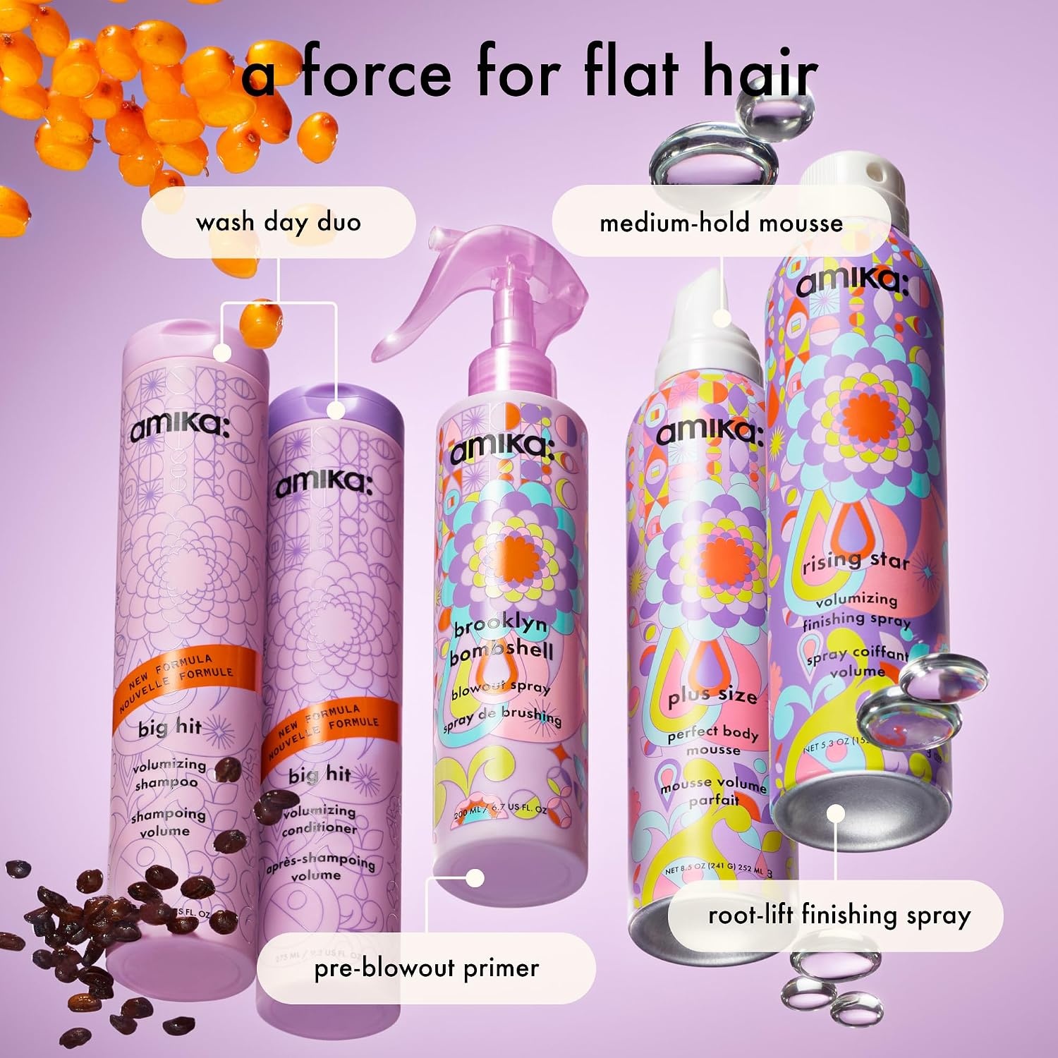 image:imageamika big hit volumizing shampoo92oz bundle