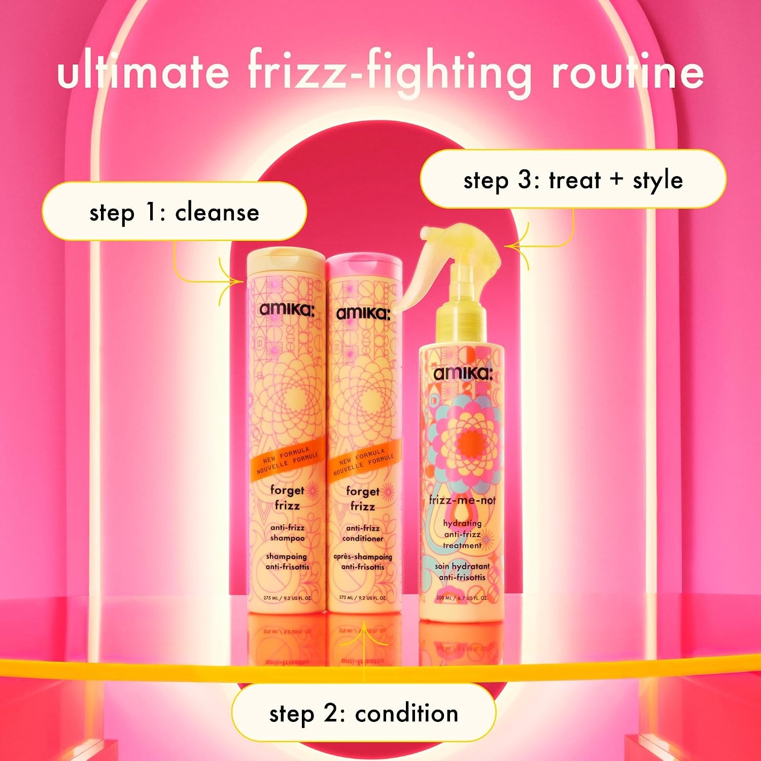 image:imageamika forget frizz antifrizz conditioner smoothing humidity protection up to 72 hour frizz control lightweight hydration for medium to thick coarse hair types 2a4c338 Fl Oz Pack of 1