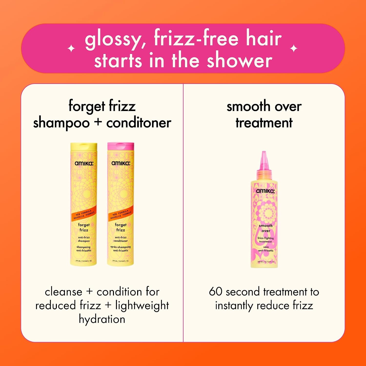 image:imageamika forget frizz antifrizz conditioner smoothing humidity protection up to 72 hour frizz control lightweight hydration for medium to thick coarse hair types 2a4c338 Fl Oz Pack of 1