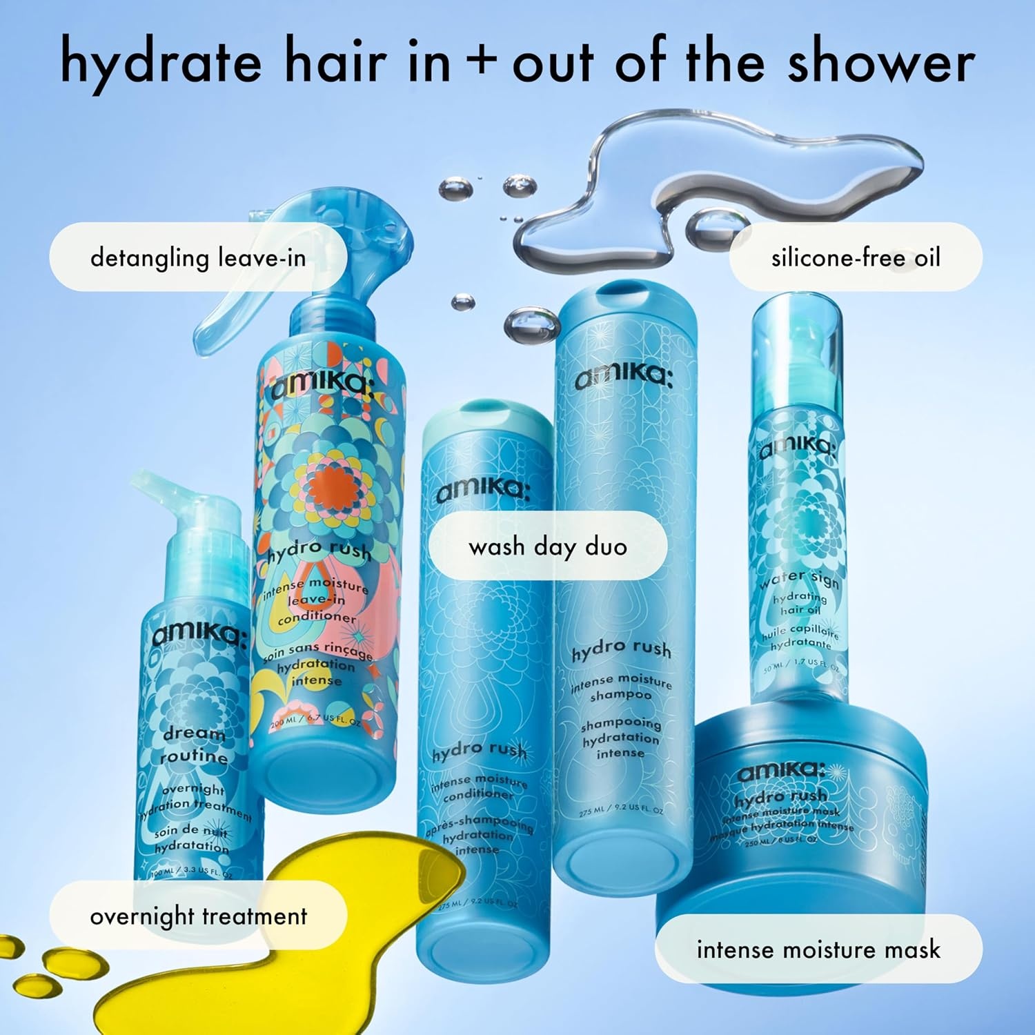 image:imageamika hydro rush intense moisture conditioner with hyaluronic acid92 Ounce Pack of 1