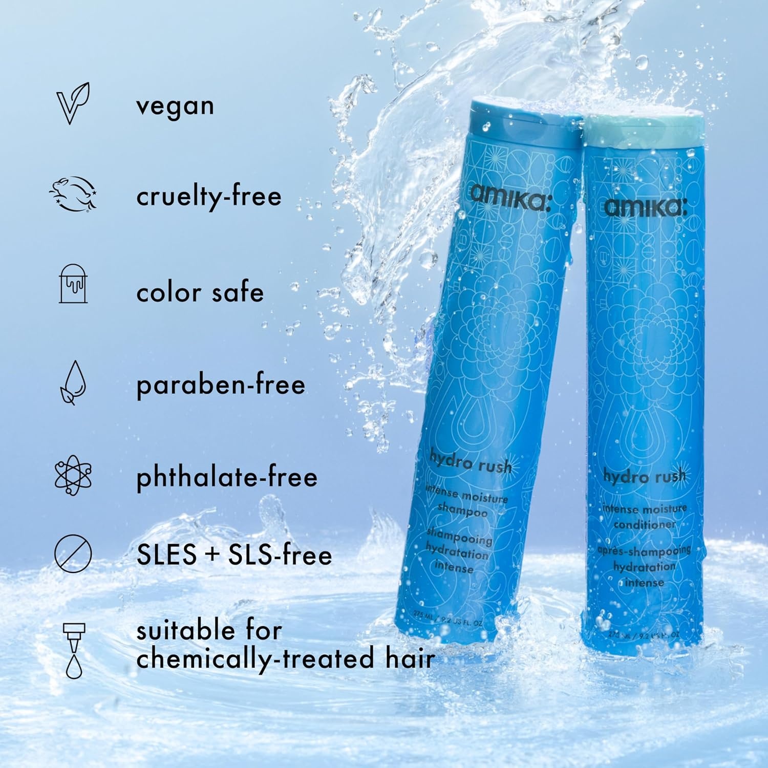 image:imageamika hydro rush intense moisture conditioner with hyaluronic acid92 Ounce Pack of 1