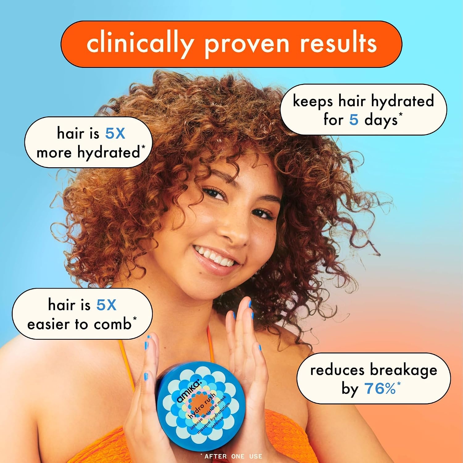 image:imageamika hydro rush intense moisture mask with hyaluronic acid8 Fl Oz Pack of 1