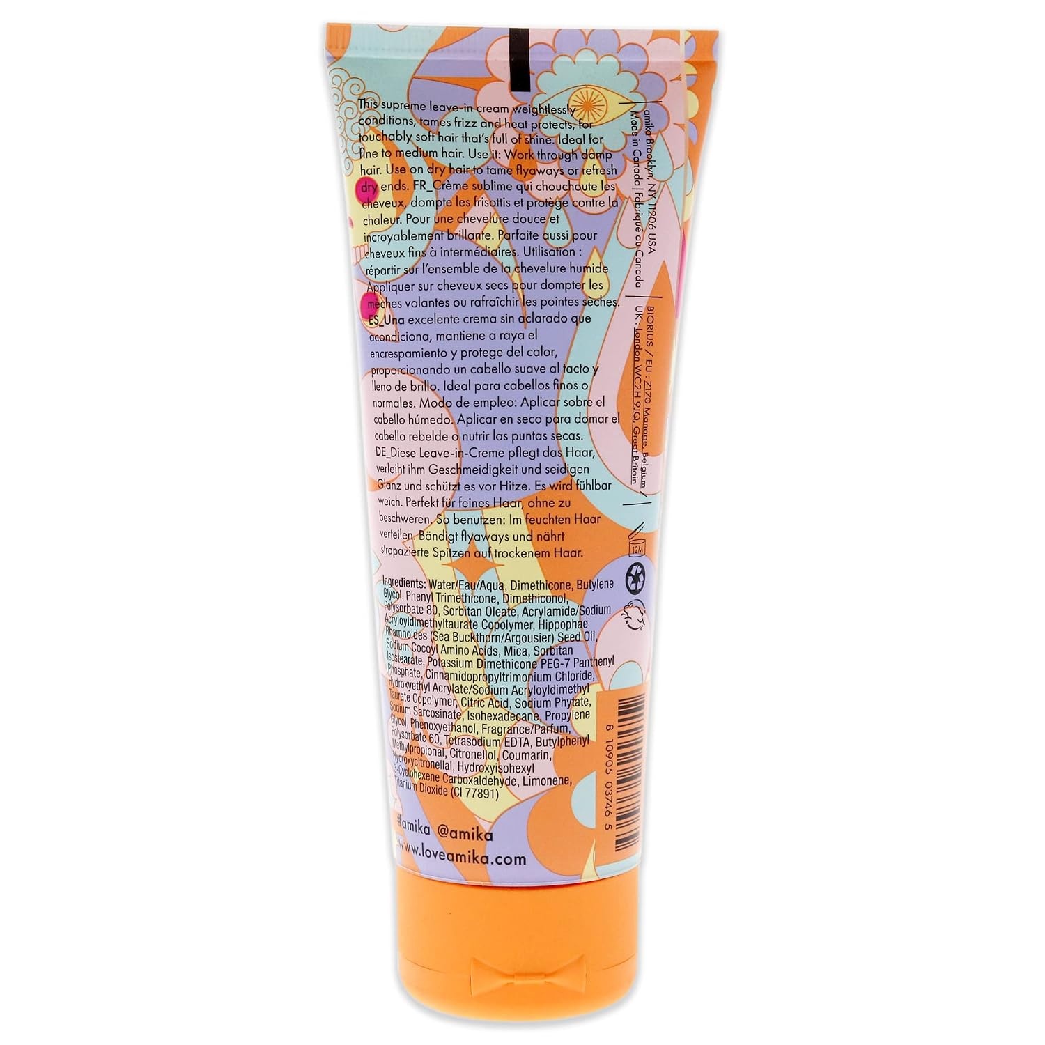 image:imageamika supernova moisture and shine cream 33 Fl Ozan uplifting blend of bright pink grapefruit juicy apricot warm vanilla