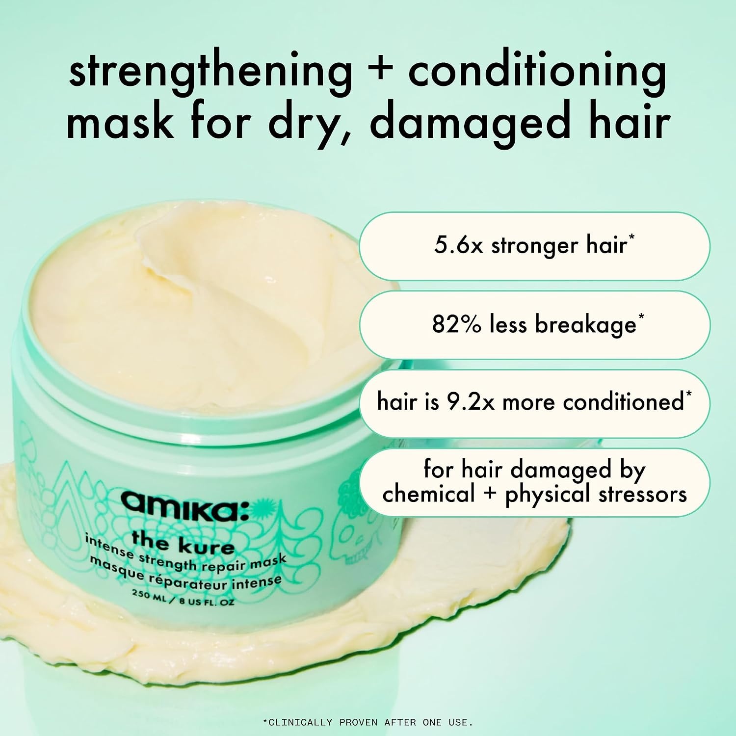 image:imageamika the kure intense strength repair mask34 Fl Oz Pack of 1