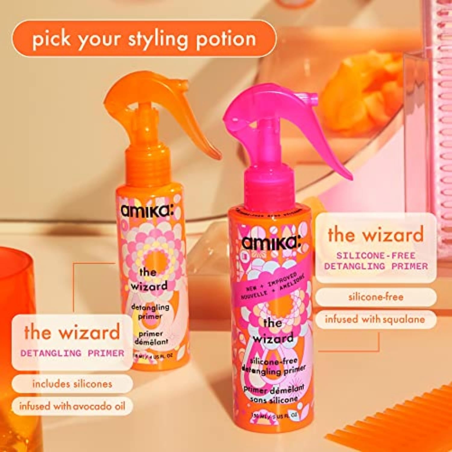 image:imageamika the wizard detangling primer4 Fl Oz Pack of 1