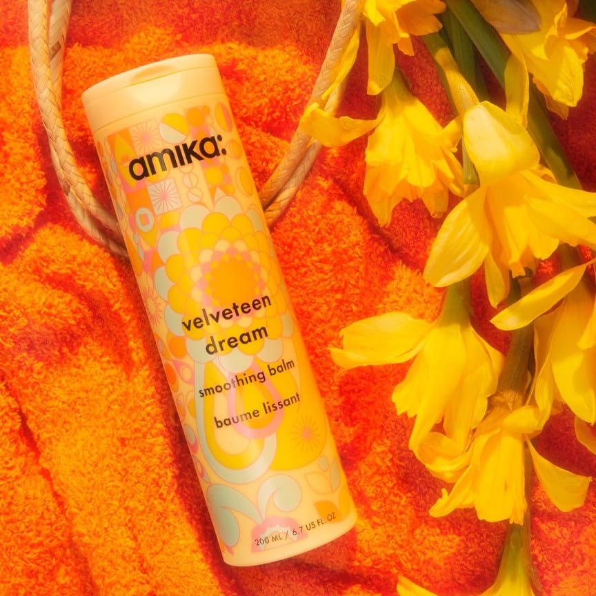 image:imageamika velveteen dream smoothing balm tames frizzy hair styling cream with heat protection amp UV filters