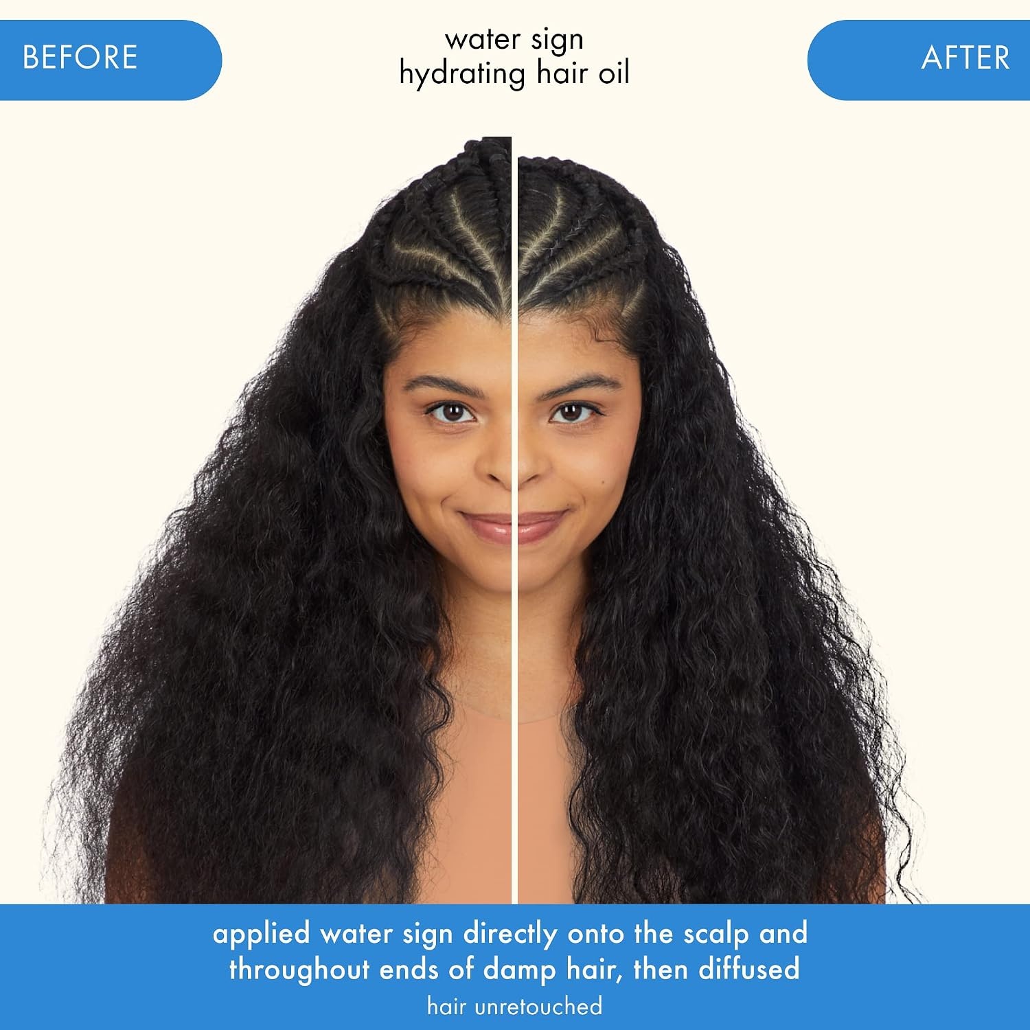 image:imageamika water sign hydrating hair oil with hyaluronic acidHair Styling Agent