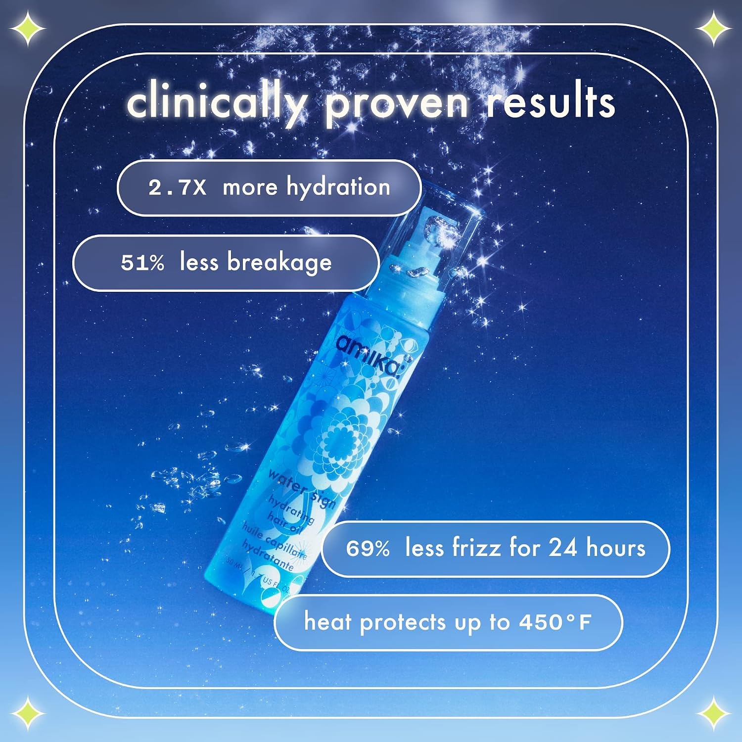 image:imageamika water sign hydrating hair oil with hyaluronic acidHair Styling Agent