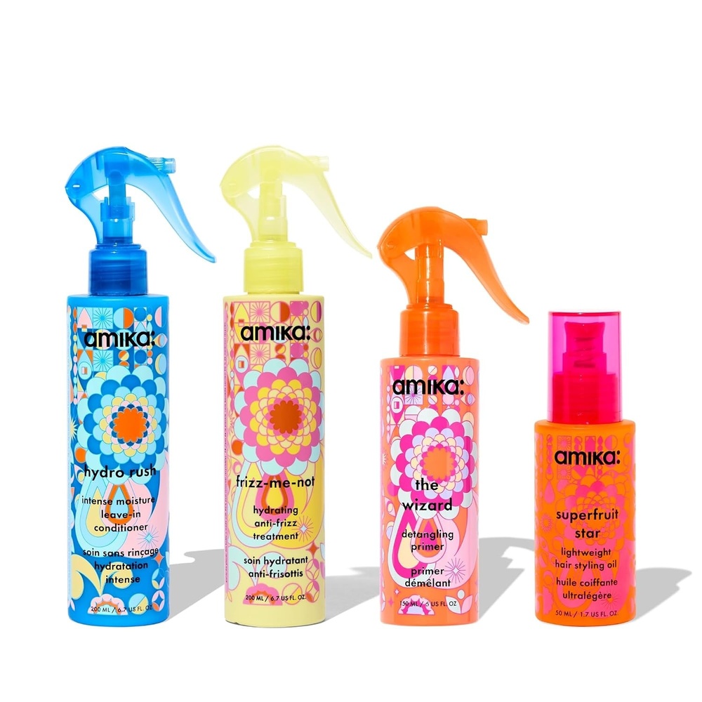 image:imageAmika the core four stylistloved treatment set with the wizard full size proloved hair treatment set for frizz control hydration