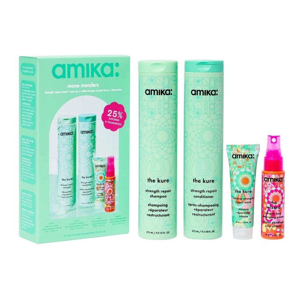 image:imageamika Mane menders Strength Repair Wash Care Set
