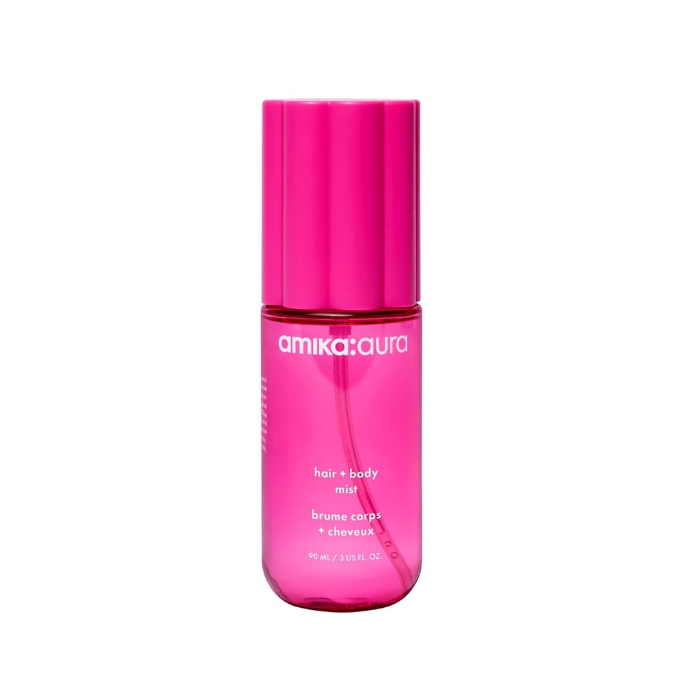 image:imageamika aura hair and body mist pink grapefruit juicy apricot warm vanilla