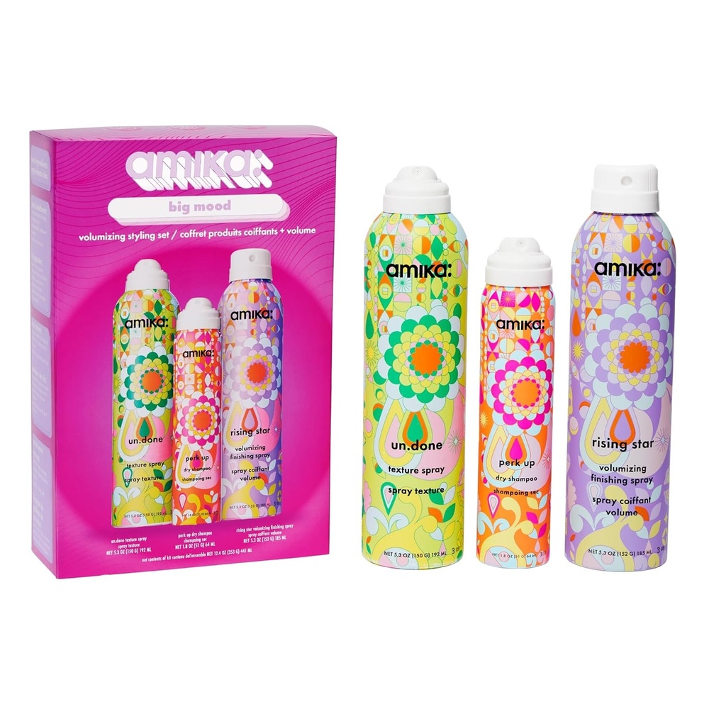 image:imageamika big mood volumizing styling set gift set for touchable volume texture