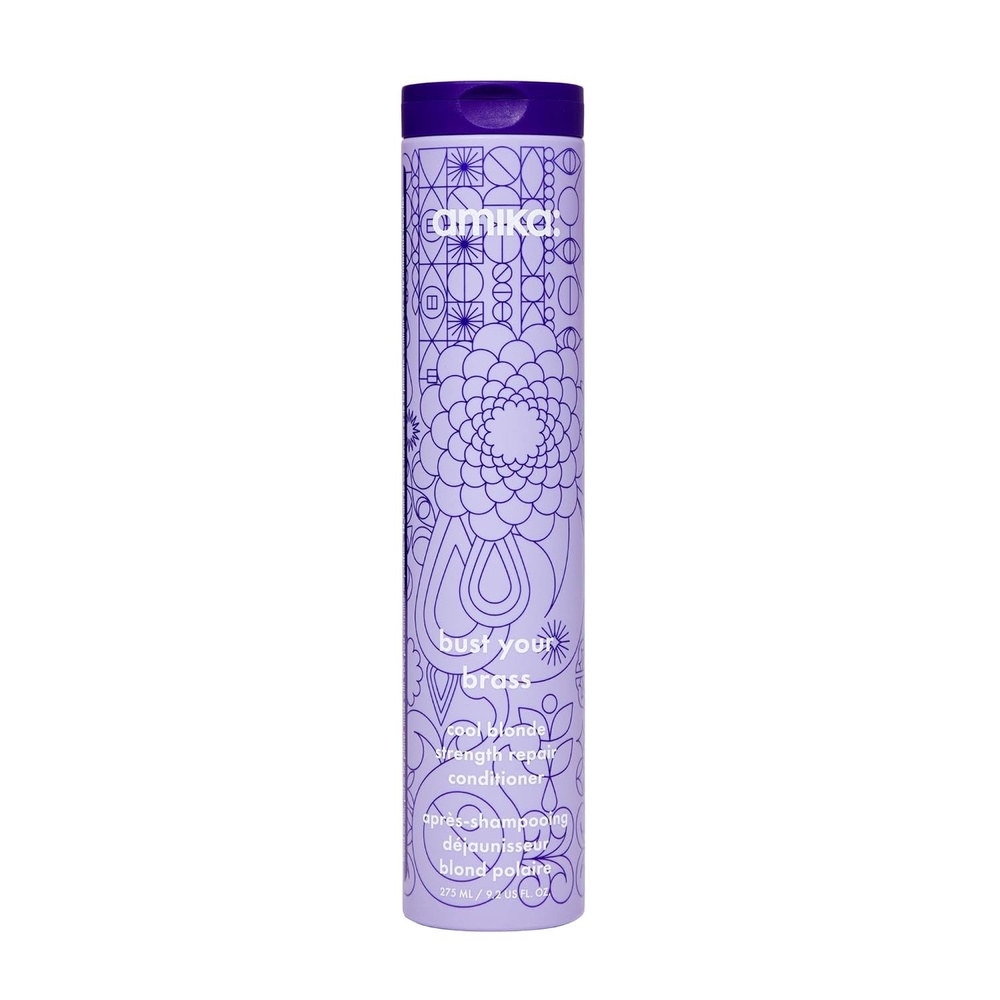 image:imageamika bust your brass cool blonde strength repair conditioner 275ml