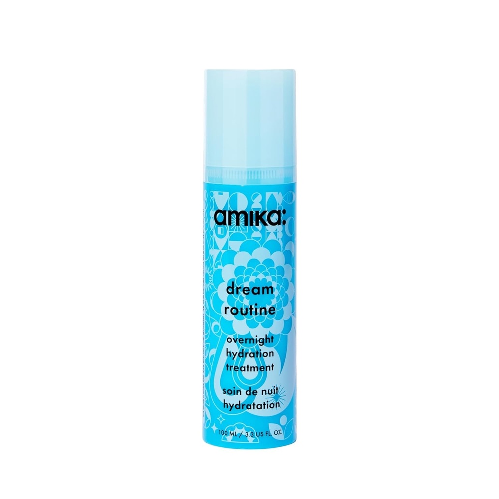 image:imageamika dream routine overnight hydrating hair mask no rinse leavein treatment for dry hair ultrahydrating with hyaluronic acid for longlasting moisture
