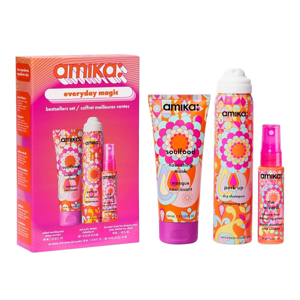 image:imageamika everyday magic bestsellers set gift set for all hair types TSA travelsize approved