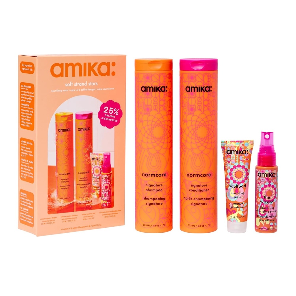 image:imageamika soft strand stars nourishing wash care set