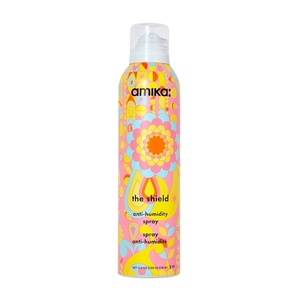 amika the shield anti-humidity spray | lightweight, invisible heat protection spray, contains UV filters, for smooth, frizz free hair(5.3 Ounce (Pack of 1))
